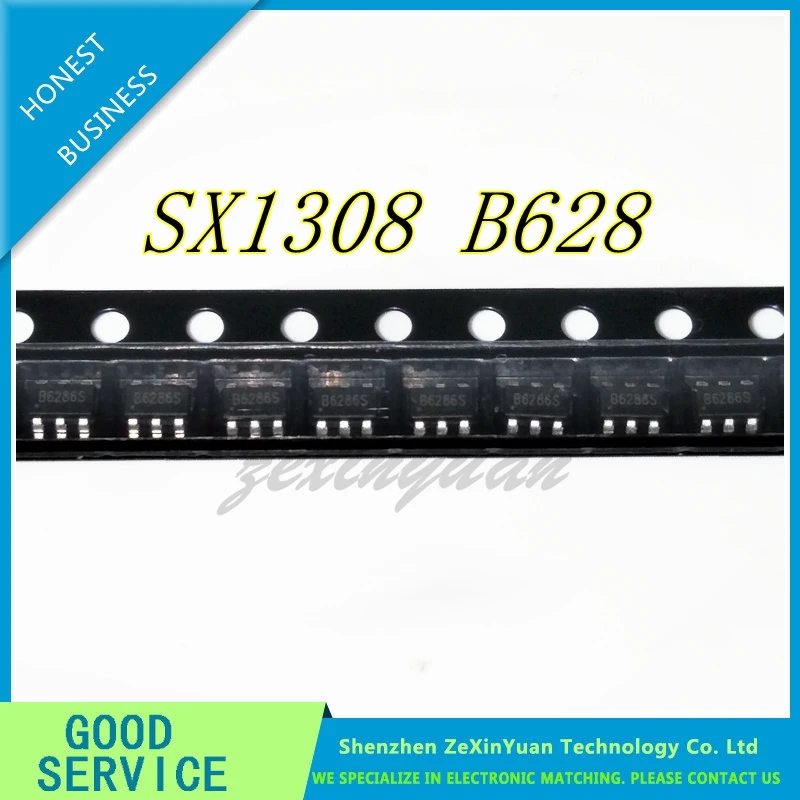 20 шт./лот SX1308 B628 2A Boost IC
