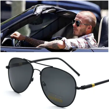 

Polarized Sunglasses Men's Driving Shades Male Sun Glasses Leg Alloy Men Retro Cheap Luxury Brand Designer Gafas De sol