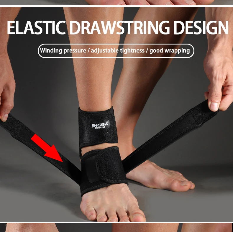 JINGBA SUPPORT 1 STK. Verstellbare Kompressions-Knöchelbandage, Schutz für das Knöchelgelenk, Dropshipping – Detail 6