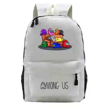 

2020 Hot Game Among Us backpack Men Women Travel Backpack Laptop Backpack Boys Girls School Bag Cartoon Rucksack Unisex Knapsack