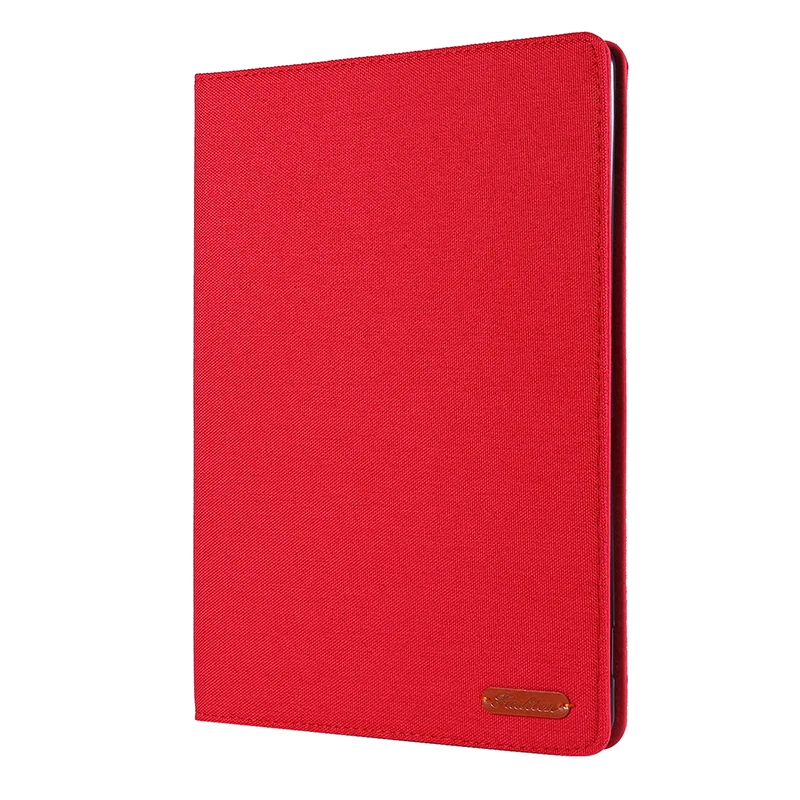 Для ipad Air 1 Air 2 Чехол 9,7 Funda ткань текстура кожа мягкий силиконовый для ipad 9,7 умный чехол для ipad 6th Gen чехол - Цвет: Red