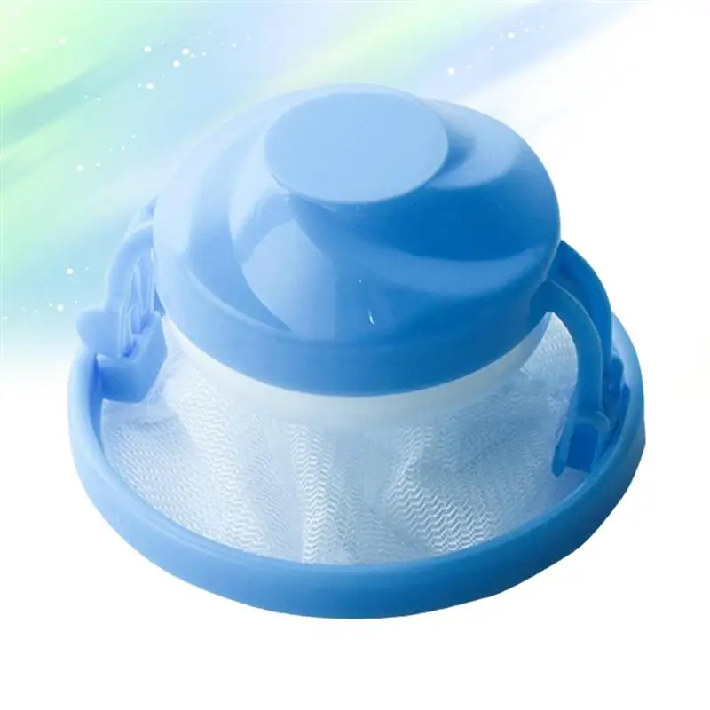 Промывочный машинный фильтр для удаления волос Catcher фильтр сетчатый мешок для очистки мяча мешок для сбора грязного волокна синий