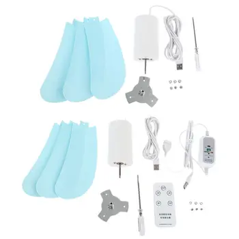 

5V USB Powered Remote Control Timing Ceiling Fan Air Cooler Hanging Fan for Dormitory Bed Camping Outdoor Tent Picnic