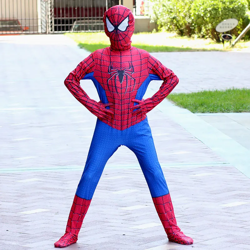 Halloween Kids Costumes Red Black Spiderman Costume Spiderman Set Spiderman Costume Kids Kids Spiderman Cosplay Costume