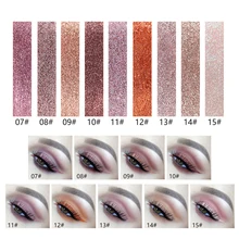 Miss rose 6 цветов Блестящий подводка для глаз с металлическим отливом подводка для глаз алмазная Водонепроницаемая жидкая подводка для глаз стойкий Макияж Косметика TSLM2