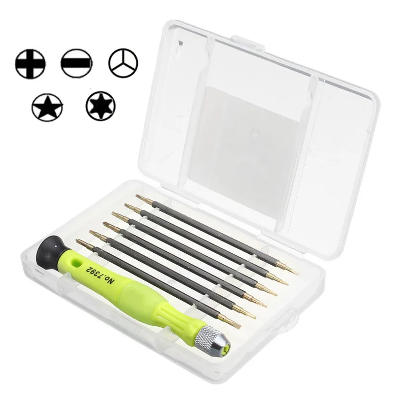 

7pcs/set Portable Screwdriver Kit Set Chrome Vanadium Alloy Steel Professional Repair Hand Tools Set