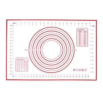 

60x40cm Silicone Baking Mat Pizza Dough Maker Pastry Kitchen Gadgets Cooking Tools Utensils Bakeware Kneading Accessories Lot