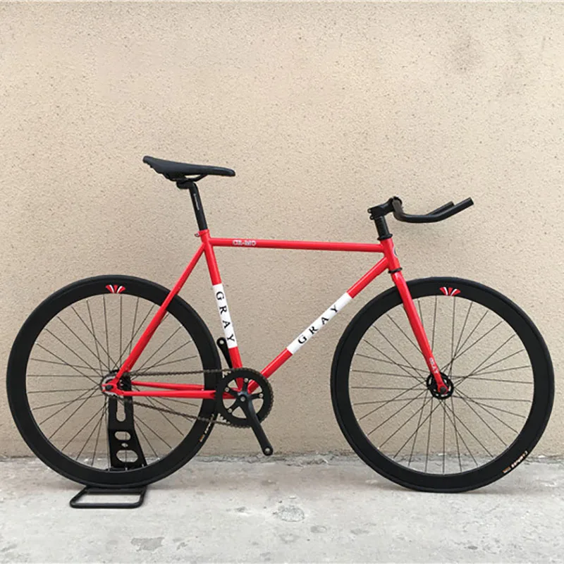 Telaio per bici in acciaio cr mo ruota fissa per bicicletta da corsa ruota  libera Fixie ruote a raggi 40mm cerchio velocità singola 170cm 185cm parti  per ciclismo|Bicycle| - AliExpress