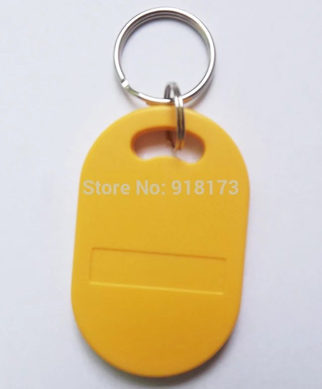 50 шт. RFID брелоки 13,56 МГц близость ABS ключ ic метки маркер кольцо nfc 1 к Китай Fudan S50 1 к чип синий желтый зеленый