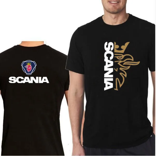 

2019 SCANIA Saab Man T-Shirt Korte Mouwen O Hals Gedrukt katoenen T-shirt Mannen Merk Kleding Hip Hop Grappig Tee Hoge Kwaliteit
