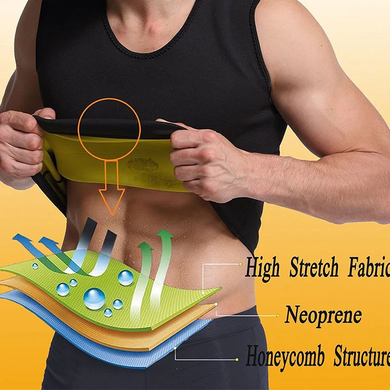 Men's Slimming Body Shaper Modeling Vest Belt Belly Reducing Shaperwear Men Fat Burning Loss Weight Waist Trainer Sweat Corset
