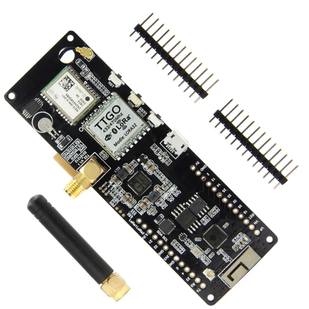Т-образной балки V1.1 NEO-6M ESP 32 GPS SMA LORA 433/868/915 МГц Wi-Fi Беспроводной Bluetooth модуль ESP32 18650