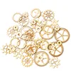 Unfinished Wood Craft Gear Wheel Scrapbooking DIY For Handmade Home Decor Mix Natural Wooden Embellishments 20-40mm 36pcs ► Photo 3/5