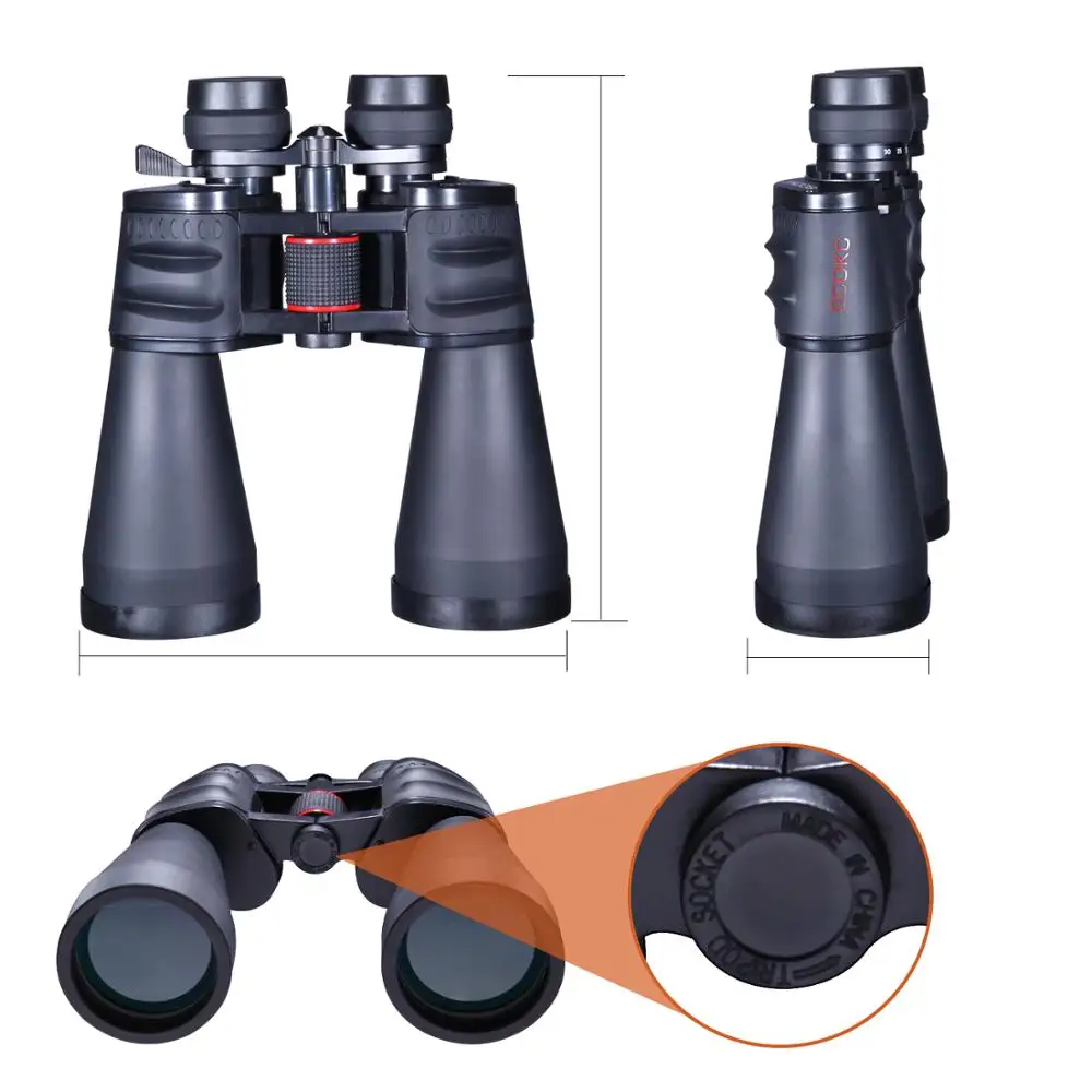 Scokc10 30X60 Hd power zoom binoculars Professional hunting telescope wide angle High quality monocular binoculars|monocular hunting|telescope