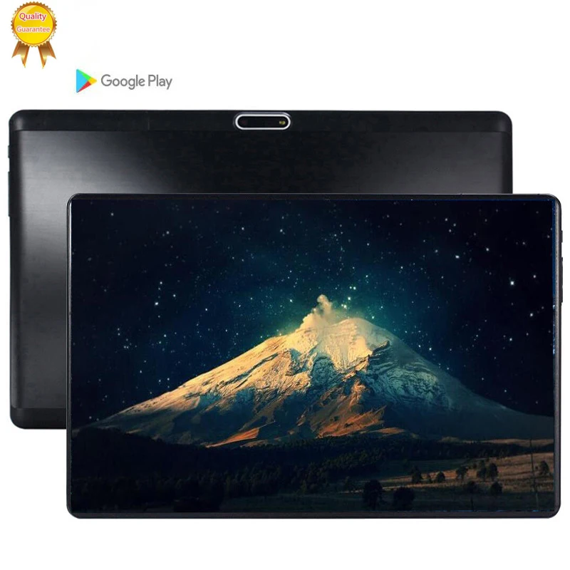 

128G MTK6753 10 inch Tablet PC Android 9.0 6GB RAM 64GB ROM 8 Octa Cores Dual Cameras 5.0MP 1280 800 IPS Phone Tablets Computer