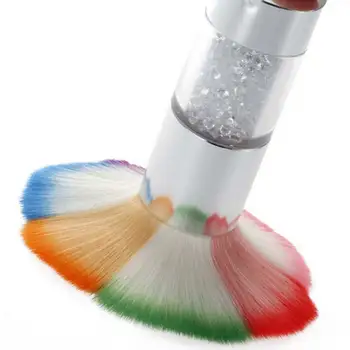 

Hot Nail Art Dust Remover Brush Cleaner Acrylic UV Gel Rhinestones Makeup Brushes Tools