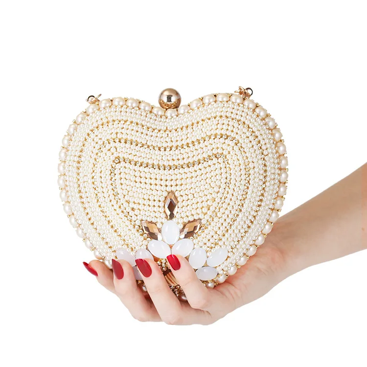 

Women's Bag Fashion Female Pearl Handbag Wild Chain Party Evening Bag Handheld Lady Bags for Women Handbags Black Gold Silver