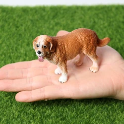 Simulation Dog Animal Figurines - Decorative Gift (Saint Bernard)