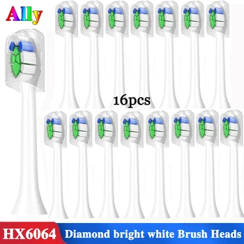 

For Philips Sonicare W2 Optimal White Replacement Brush Heads Diamond Clean White EasyClean Gum Health Electric toothbrush Heads