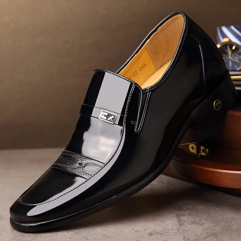 

Reehemes Elevator MEN'S SHOES 6cm Business Formal Wear Hidden Men Elevator Shoes 6cm Men's Wedding Shoes