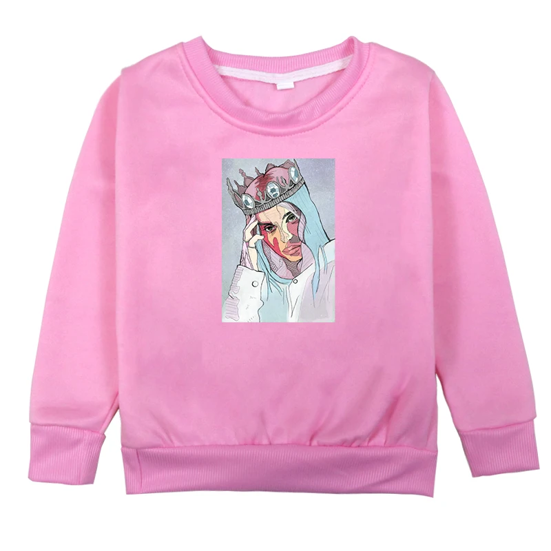 Hoodies 2 Модные футболки Billie Eilish; детская осенне-зимняя одежда с капюшоном; детские толстовки для маленьких мальчиков и девочек; длинный костюм с рукавами - Цвет: Hoodies 2