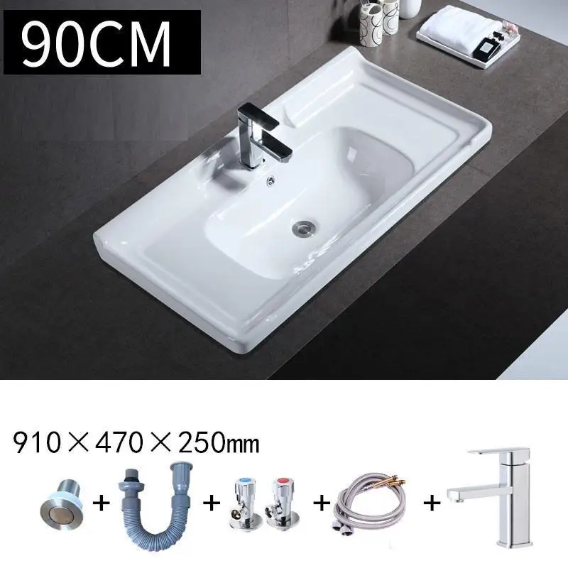 Version C Encimera Para Waschtisch Waschbecken Lavatorio Bagno Salle De Bain Umywalka Туалет поо умывальник раковина Куба Banheiro умывальник - Цвет: Version C