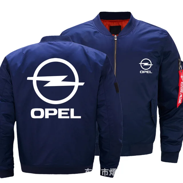 Мужская куртка-бомбер для OPEL, Толстая теплая осенне-зимняя куртка в стиле милитари, мотоциклетная мужская куртка Flight Ma-1 Pilot Air Force, Брендовое пальто g - Цвет: 5