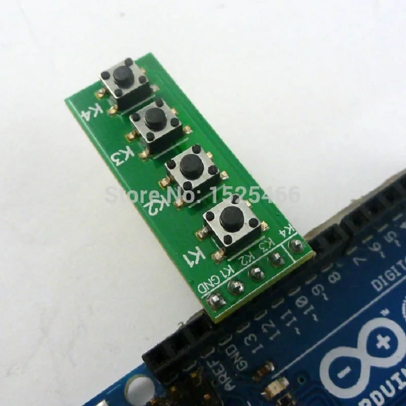 2 шт. 4 кнопочный микроконтроллер для Arduino UNO MEGA2560 DUE button raspberry pi banana макетная плата