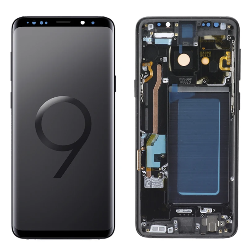 Супер AMOLED 5," S9 ЖК-дисплей для samsung Galaxy S9 G960f G960 ЖК-дисплей с сенсорным экраном оцифровать+ Сервисный пакет