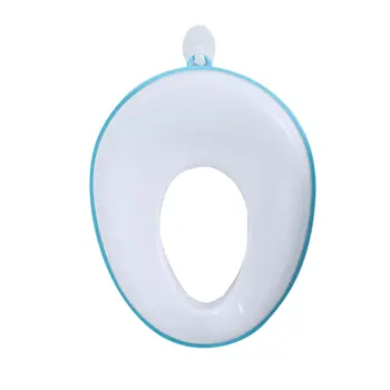 

Baby Toilet Potty Training Seat Kids Potty Safe Seat Fits Round & Oval Toilets Non-Slip With Splash Guard Infant Potty Cushion