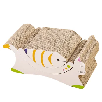 

3Pcs Scratcher Kitten Fun Cat Pad Lounge Cardboard Scratching Toy