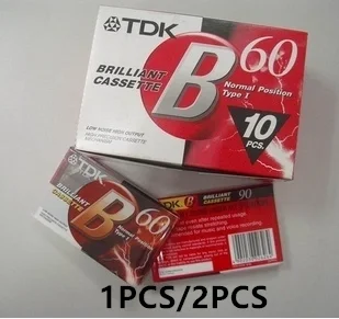 1PCS Blank tape 60 minutes TDK-B 60 minutes tape for repeater recorder Blank audio