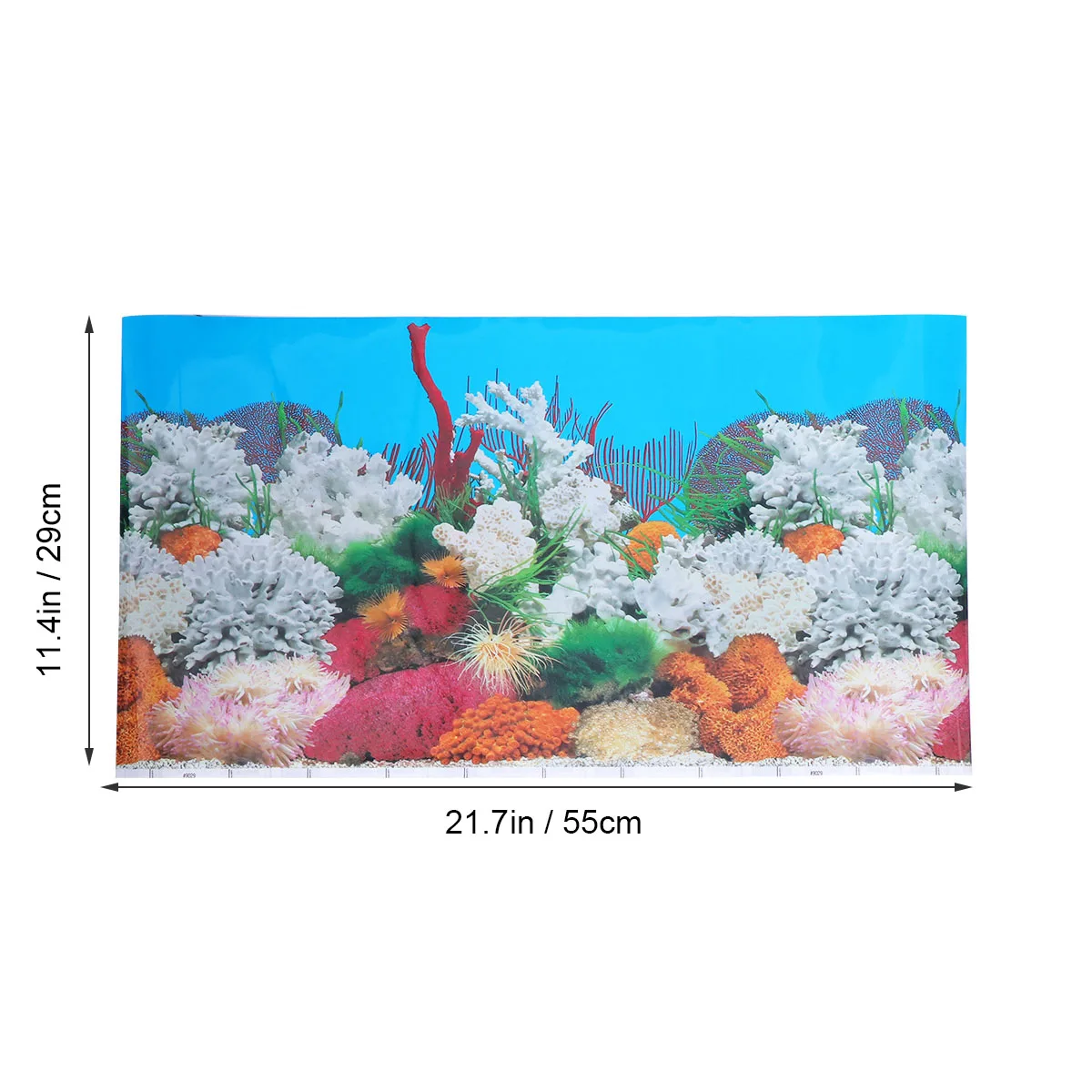 1 шт. фоновая наклейка с изображением аквариума двухсторонние Подводные клейкие обои для аквариума