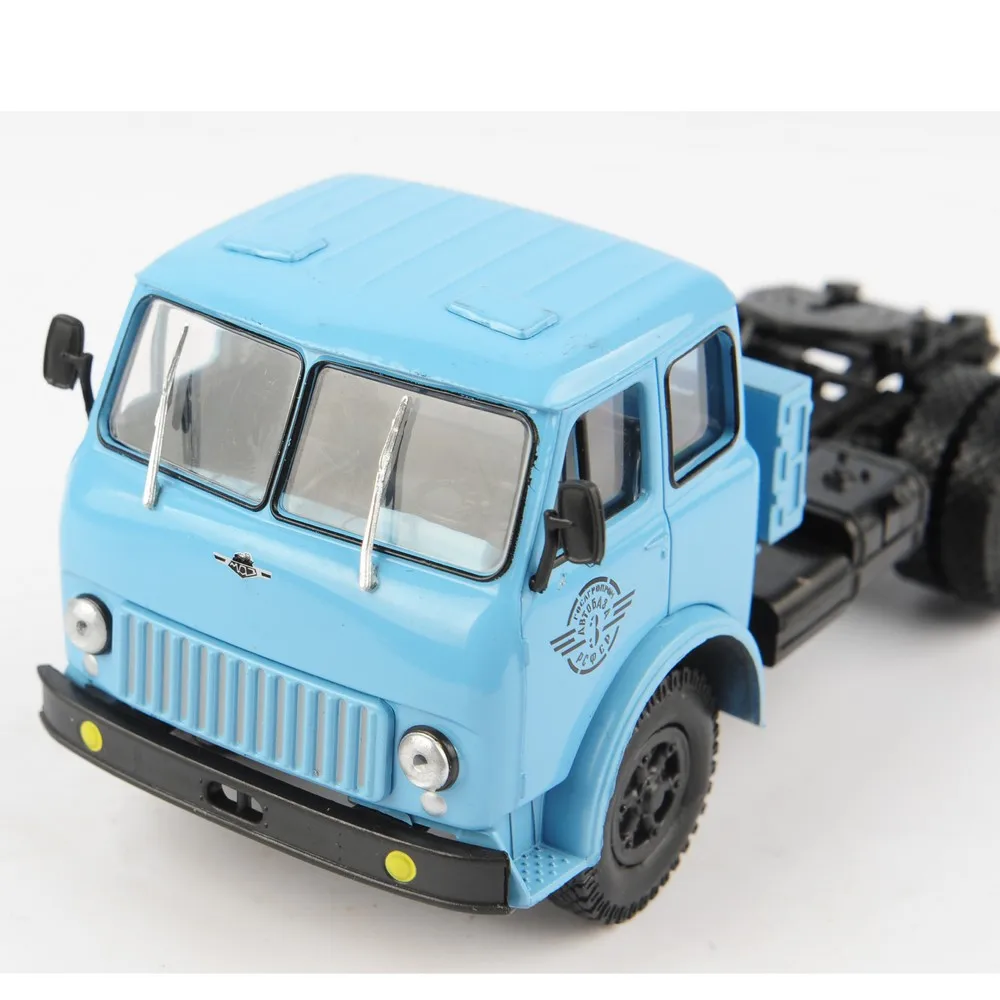 HAW ABTONPOM MA3-504 1963 синий грузовой автомобильный прицеп головка 1:43 весы классические России грузовой микроавтобус, автомобиль модель литьё под давлением автомобилей Подарочные игрушки