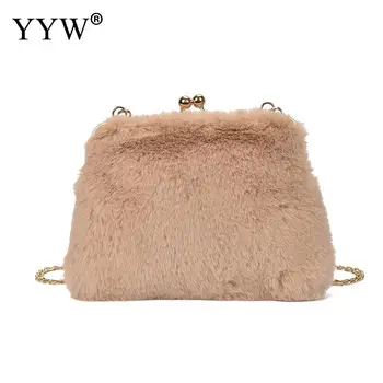 

Women Crossbody Shoulder Bag Soft Fashion Girls Handbag Party Travel Plush Bags Sweat Mini Bag Bolsa Feminina Korean Style