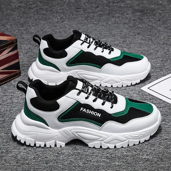 

Men's Casual Shoes Spring Sneakers Men Masculino Adulto Fashion Leisure Daddy shoes Trend Zapatillas Hombre Flat New Footwears