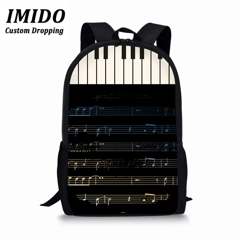 IMIDO, рюкзак для женщин с музыкальным пианино, повседневный рюкзак для подростков, школьные сумки для мальчиков и девочек, женский рюкзак для путешествий, ранец, сумка для книг - Цвет: CC5231C