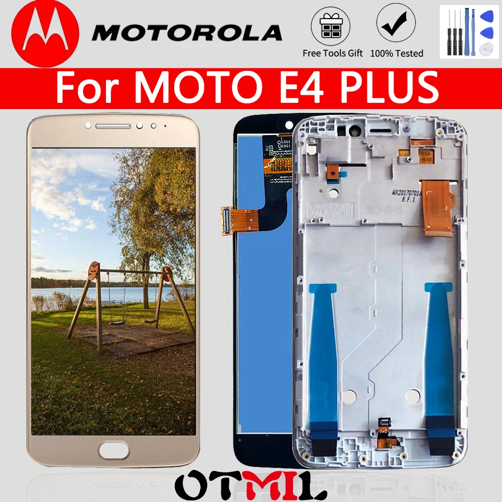 

Original 5.5" For Motorola Moto E4 Plus LCD Touch Screen Digitizer Frame For MOTO E4 Plus Display XT1770 XT1773 XT1771 XT1772