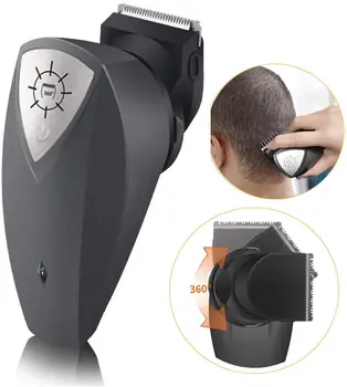 

Electric Hair Clipper Kit Shortcut Self-Hair at Home 360 Roatating USB Charging Electric Hair Trimmer Hairdressing Tool