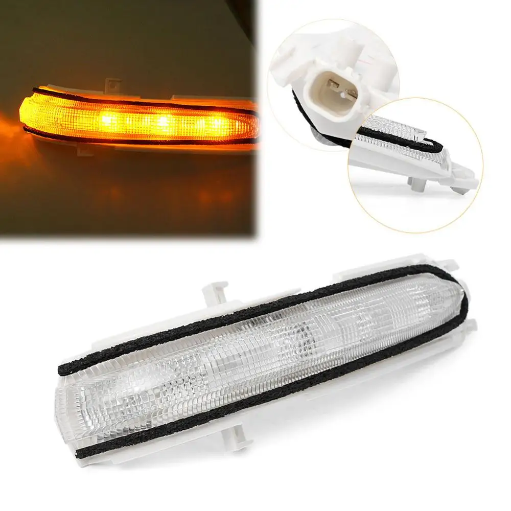 Car Rearview Mirror LED Turn Signal Light Flash Lamp for Acrua TSX For