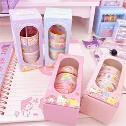 Ruban adhésif lapin étoile double, 3 pièces/1 paquet, étiquette de masquage pour décoration, Scrapbooking, Journal, papeterie 728 