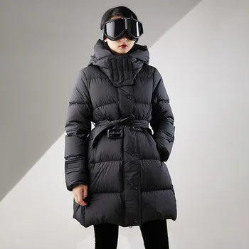 

Winter Coat Women 90% White Duck Down Jacket Women Korean Down Coat Slim Puffer Jacket Warm Parka Casaco 0033 YY1423