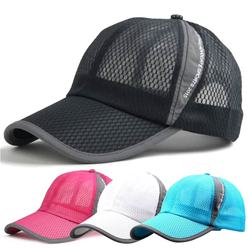 

Men/Womens Mesh Baseball Cap Outdoor Fishing Hats Breathable Summer Caps Snapback Hats Hip Hop Trucker Cap Streetwear Dad Hat