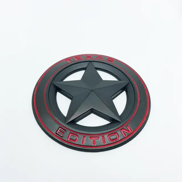 1pcs 3D Badge TEXAS EDITION Star TRAIL RATED 4X4 Limited Emblem Metal Car Stickers for JEEP Cherokee Wrangler Grand Car Styling M-3