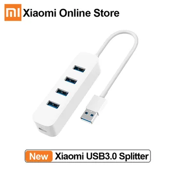 

Original Xiaomi MI USB3.0 Splitter Four-port USB 3.0 Height Transfer USB-C Backup Power Supply Interface USB3.0 Splitter