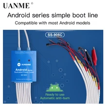 SS-905C Android One Button Boot Control line for Huawei Xiaomi Samsung Meizu OnePlus OPPO Anti-Burn Test Cable Power Supply Line