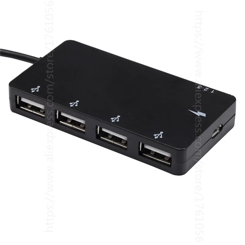 Микро-usb-кабель-концентратор адаптер 4 Порты и разъёмы сплиттер с Мощность зарядки для acer Asus lenovo Thinkpad 8 планшеты