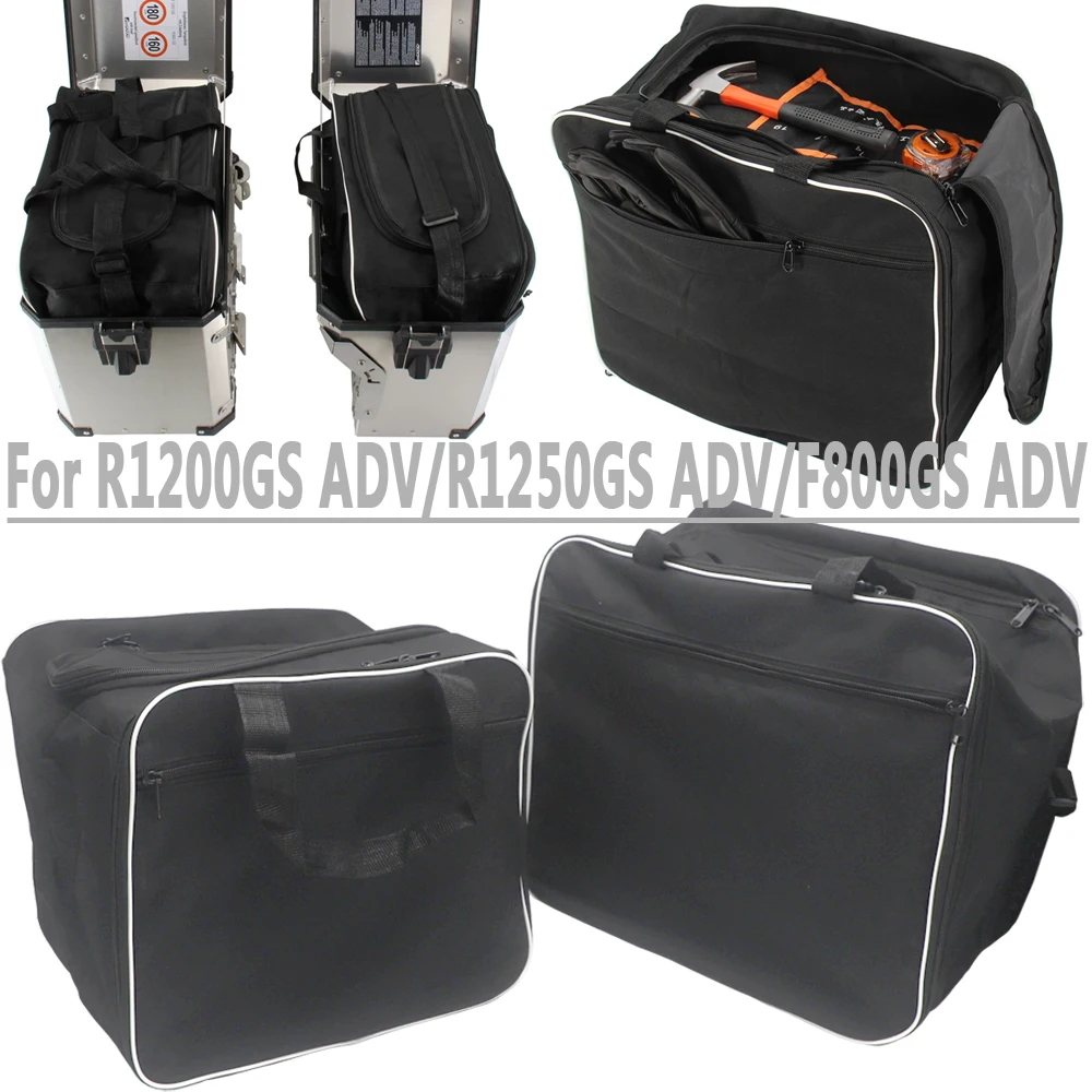 Motorcycle Bag For BMW R1200GS LC ADV R1250GS F800GS Adventure ADV Saddle Inner Bags PVC luggage bags R1200GS R1250GS LC
