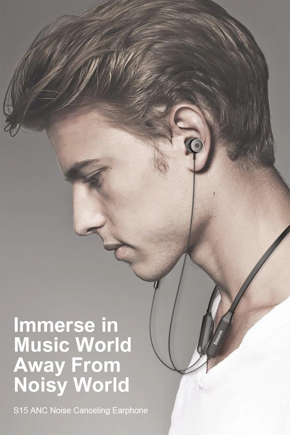 Baseus S15 Active Noise Control Bluetooth Earphone 3 Baseus S15 Active Noise Control Bluetooth Earphone 3