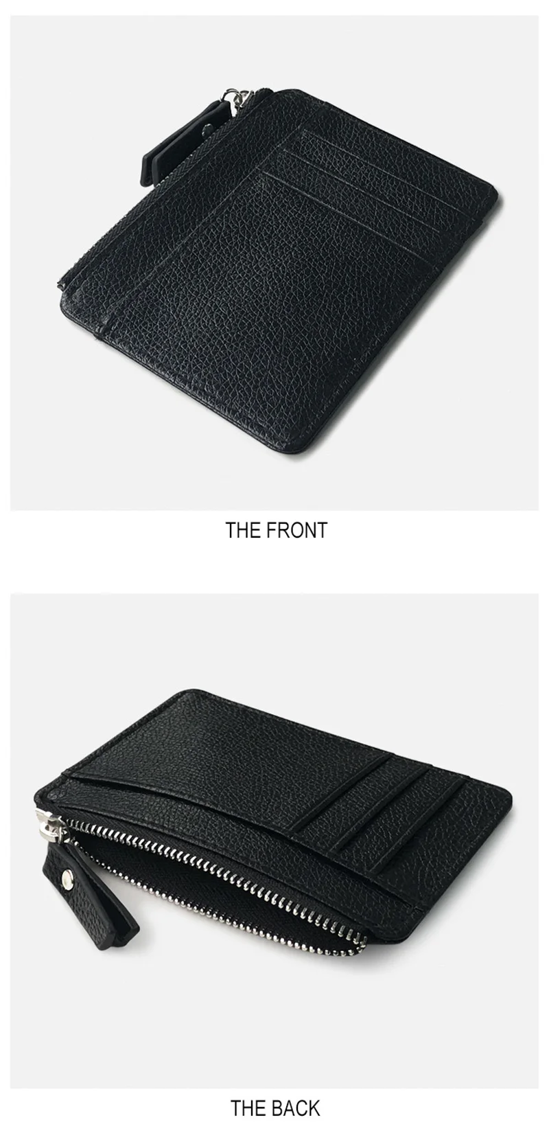 KUDIAN BEAR Men Slim Card Wallets Purse PU Leather Credit Card Holder Case Mini Wallet Women Coin Pocket Carteira BID258 PM49